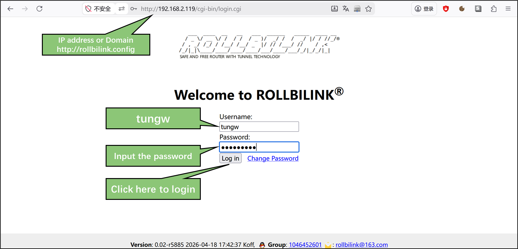 login