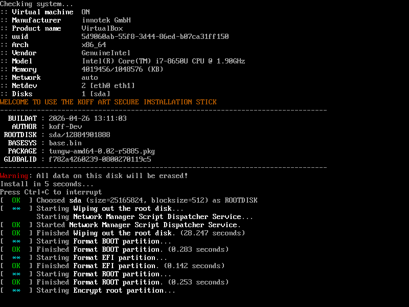 Install to x86_64